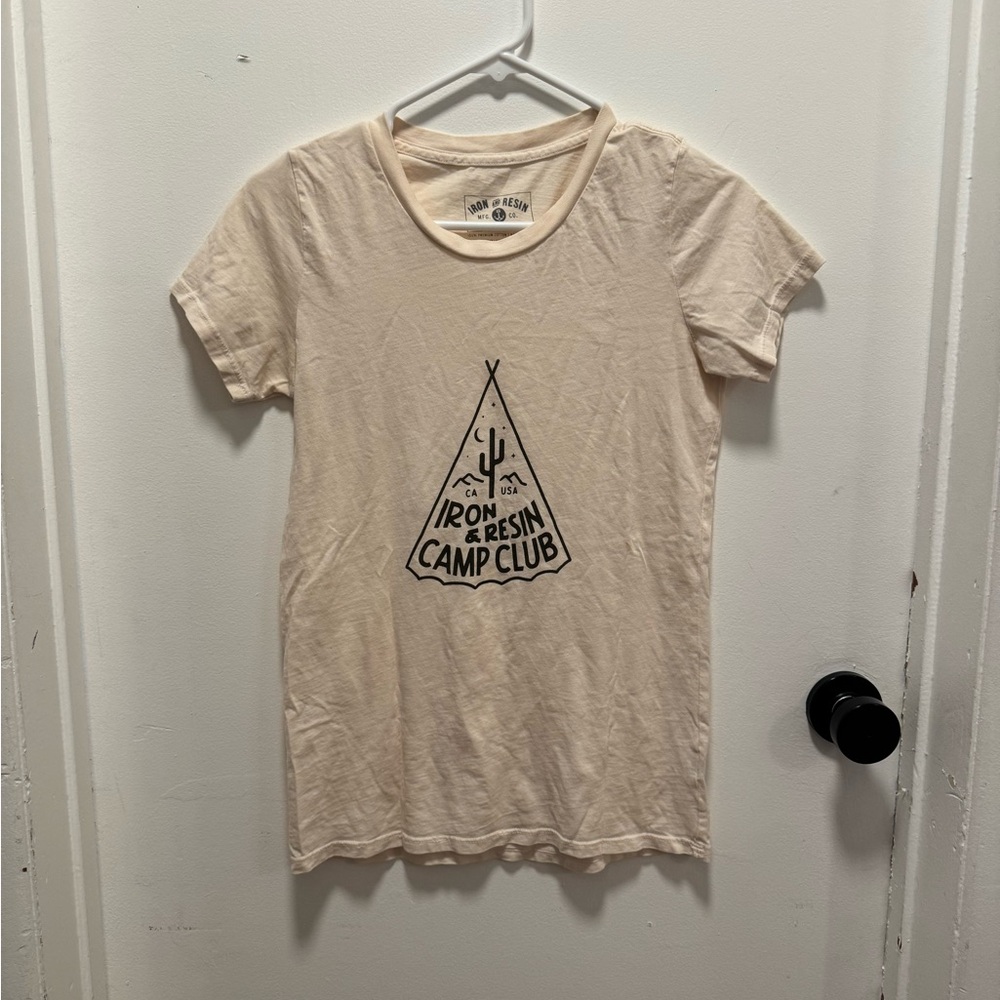 Iron & Resin Beige Camp Club Tee